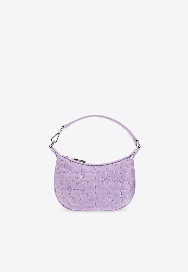 Mini Butterfly Quilted Shoulder Bag