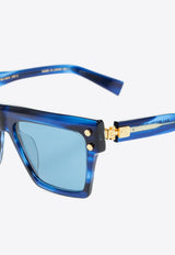 B-V Rectangular Sunglasses