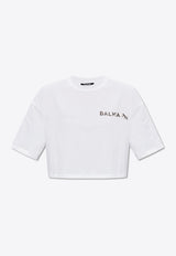 Logo Lettering Cropped T-shirt