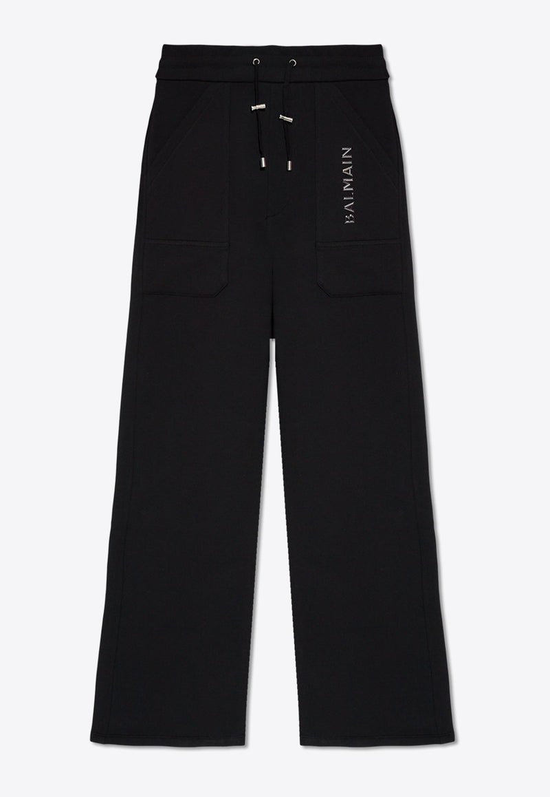 Logo Print Track Pants