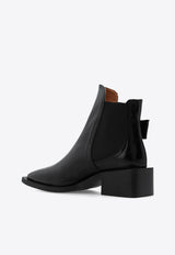 Chunky Buckle Chelsea Boots