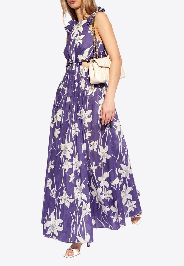 Acadian Ruffle Maxi Dress