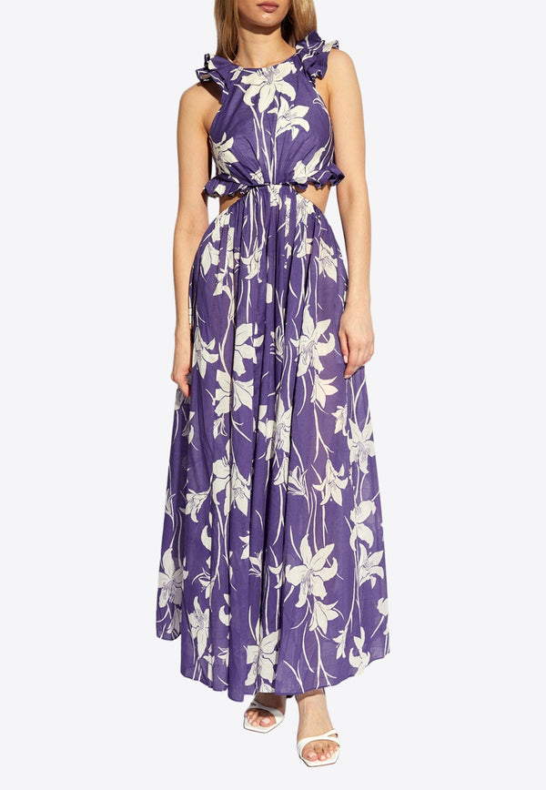 Acadian Ruffle Maxi Dress