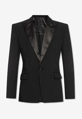 Single-Breasted Tuxedo Blazer