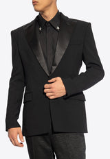 Single-Breasted Tuxedo Blazer