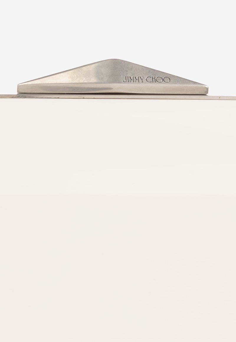 Diamond Box Satin Clutch Bag