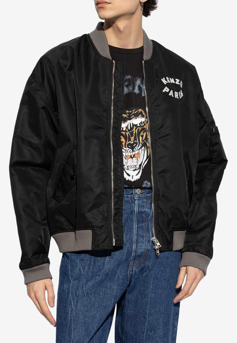 Year of The Dragon Embroidered Bomber Jacket
