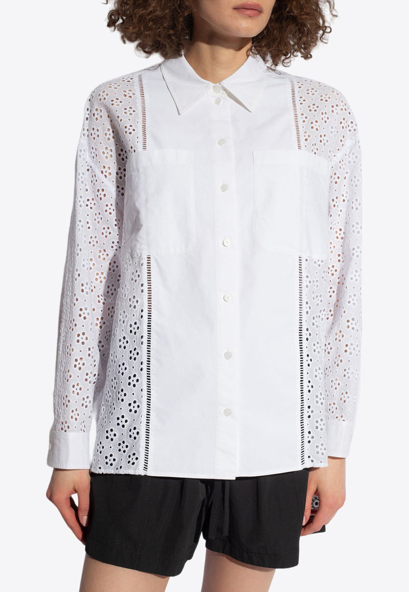 Broderie Anglaise Boke Flower Oversized Shirt