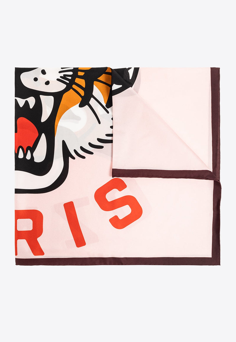 Signature Lucky Tiger Silk Scarf