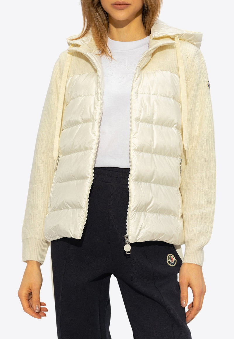 Padded Wool Hooded Jacket