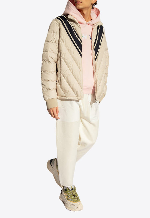 Barrot Striped Quilted Down Jacket
