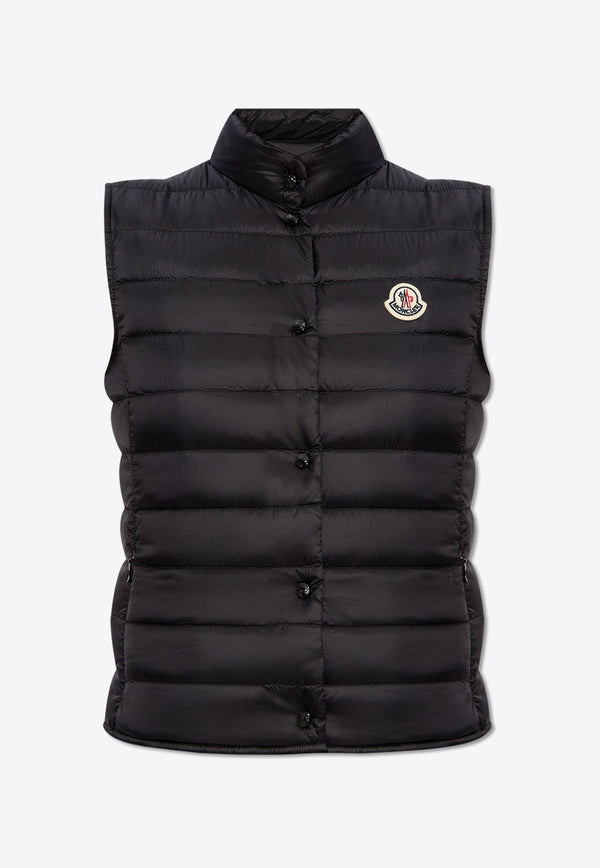 Logo Patch Quilted Down Vest