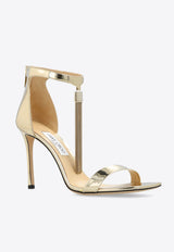 Vinca 95 Metallic Leather Sandals