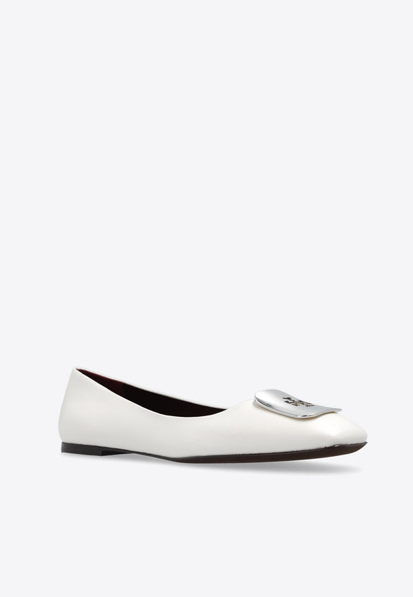 Georgia Logo Plaque Ballet Flats