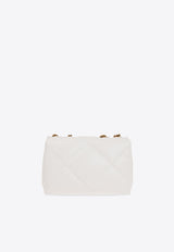 Small Kira Diamond Leather Shoulder Bag