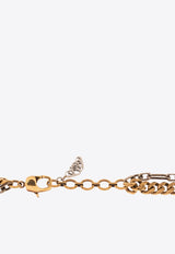Logo Pendant Chain Necklace