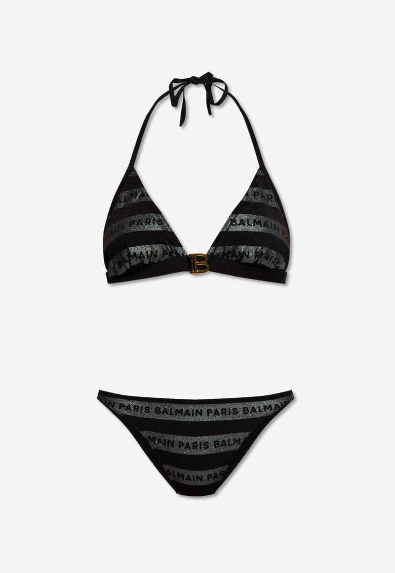 Logo Stripes Bikini