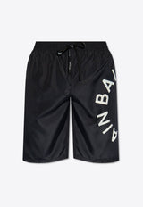 Logo Print Swim Shorts