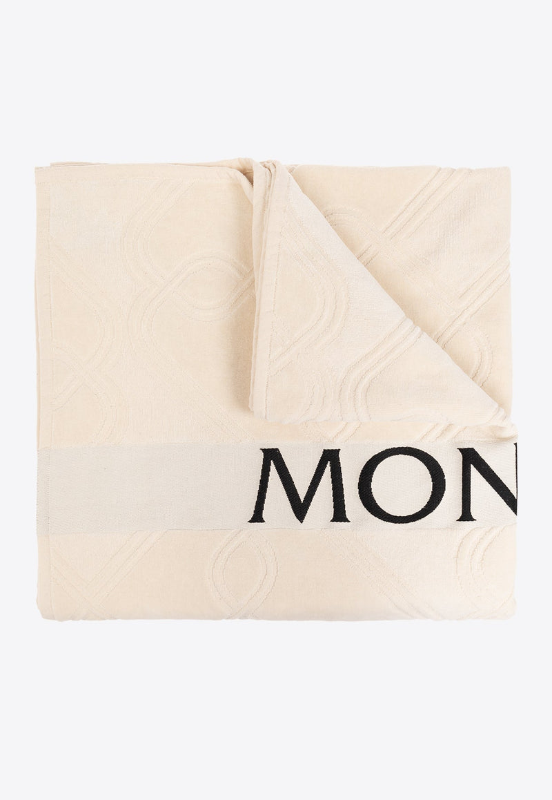 Logo Jacquard Beach Towel