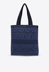 Knit Logo Monogram Tote Bag
