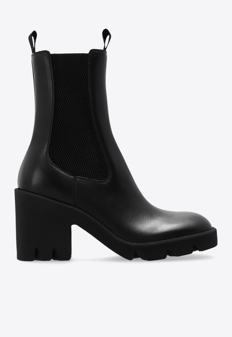 Stride 85 Leather Chelsea Heeled Boots
