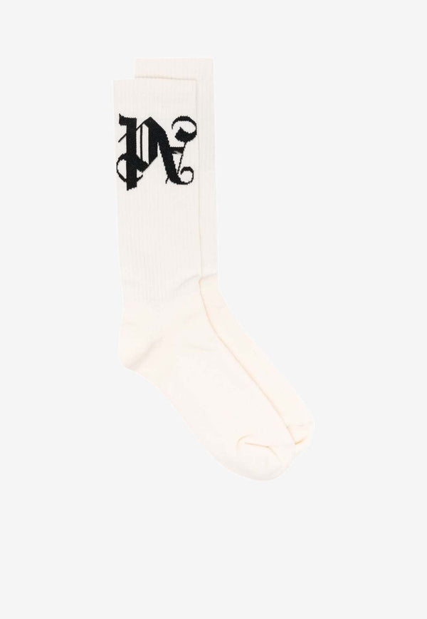 Monogram Jacquard Socks