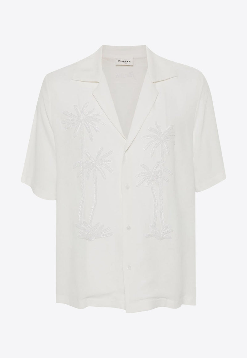 Palm-Tree Embellished Shirt