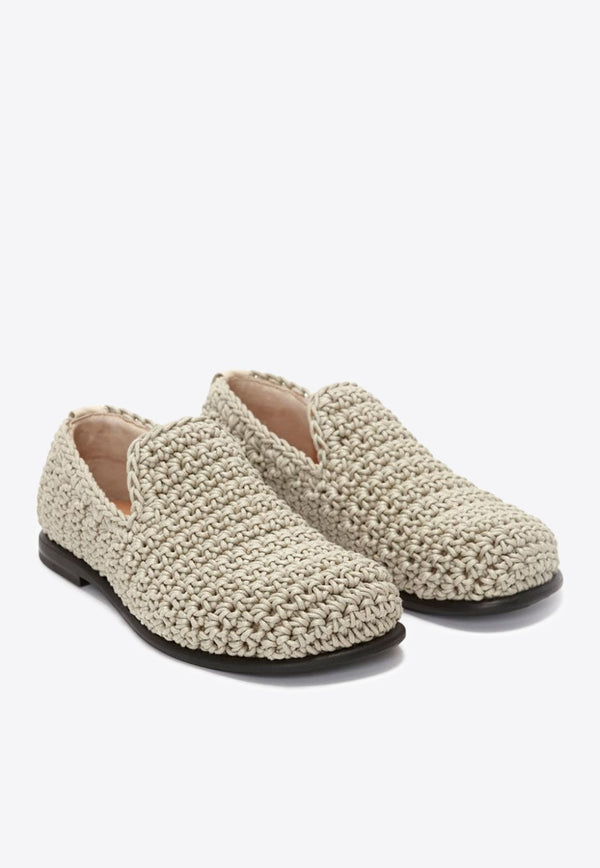 Crochet Knit Loafers