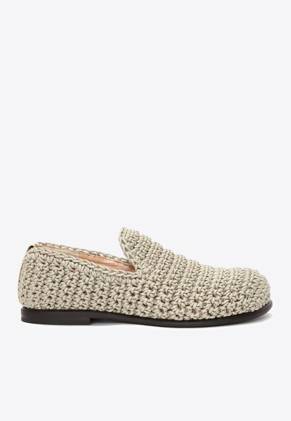 Crochet Knit Loafers