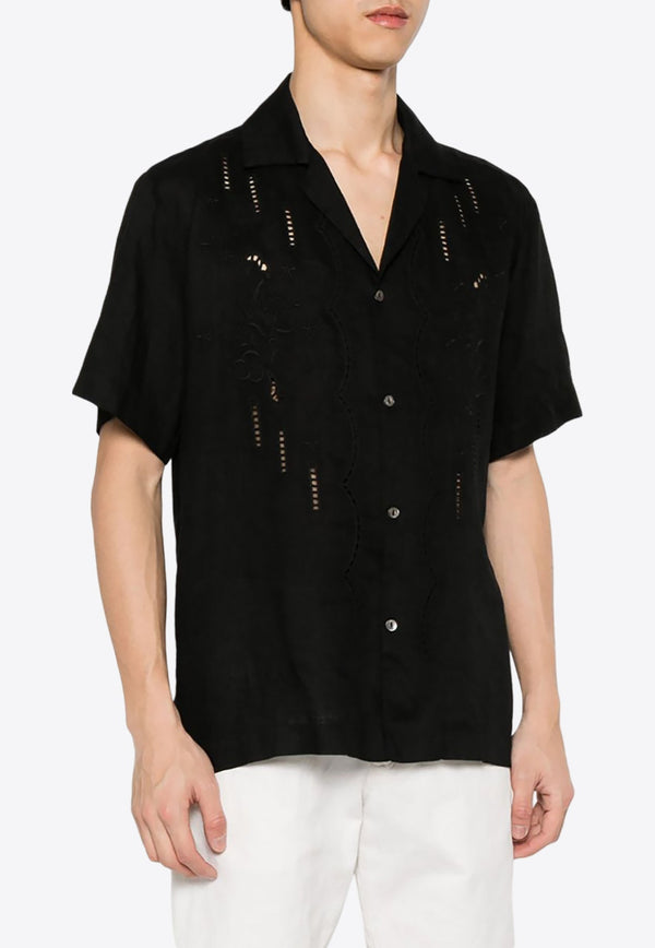 Embroidered Linen Shirt