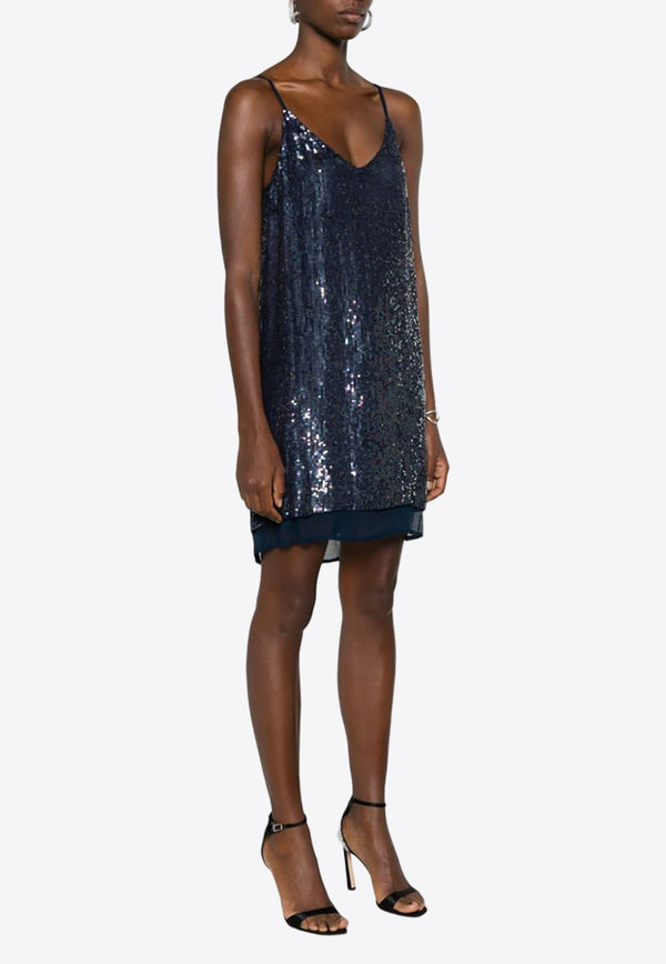 Gabriel Sequined Mini Dress