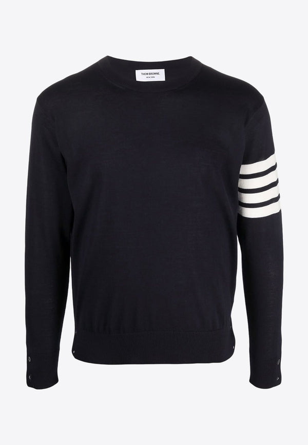 4-bar Stripes Knitted Sweater