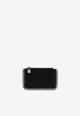 Falabella Logo-Charm Zipped Cardholder