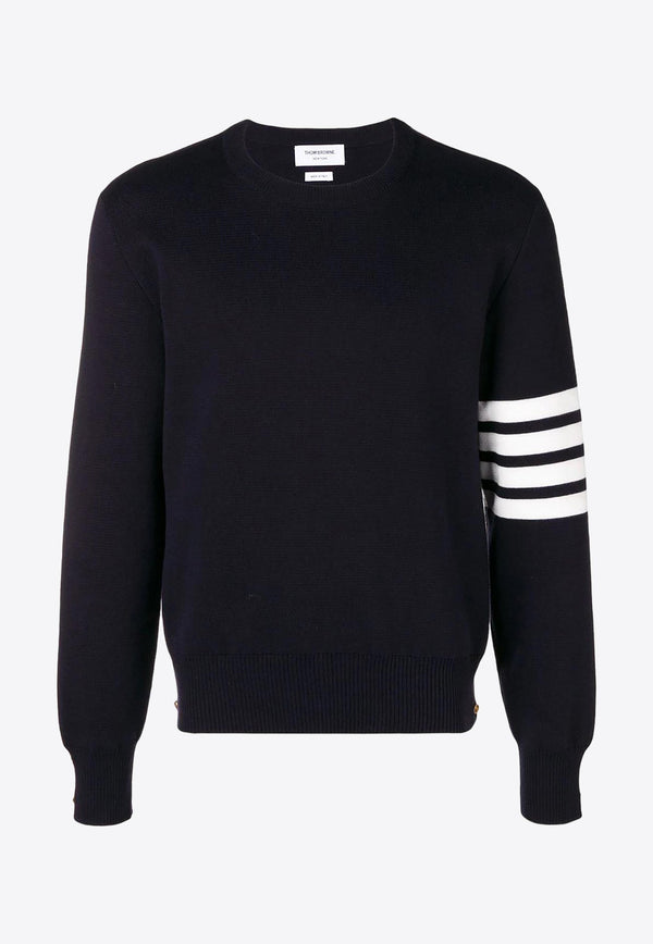 4-bar Stripes Milano Stitch Sweater