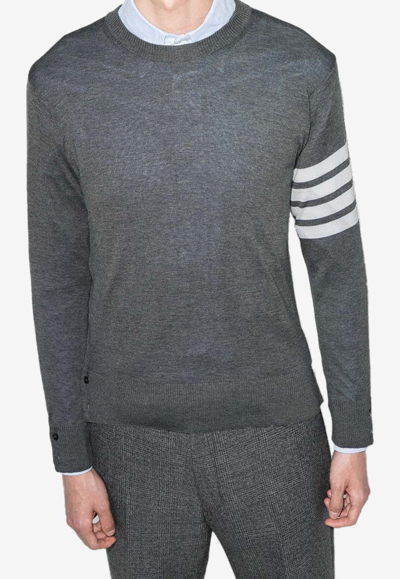 4-bar Stripes Merino Wool Sweater