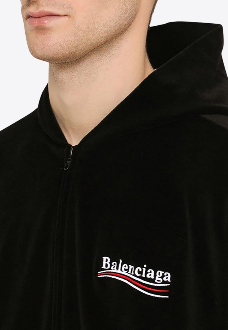 Political Campaign Logo Zip-Up Hoodie