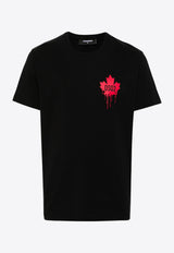 Maple Leaf Print T-shirt