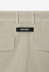 GB Label Wide-Leg Pants