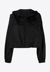 Re-Nylon Zip-Up Hooded Jacket
