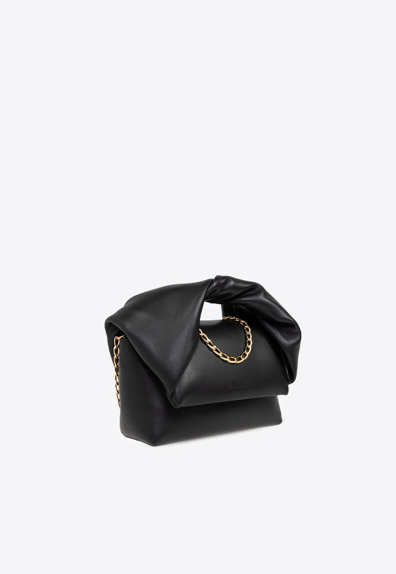 Small Twister Nappa Leather Top Handle Bag