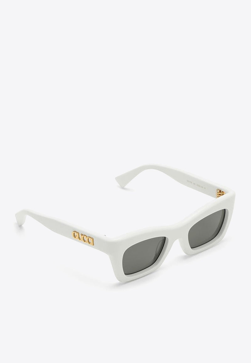 Rectangular Acetate Sunglasses