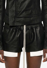 Fog Leather Mini Shorts