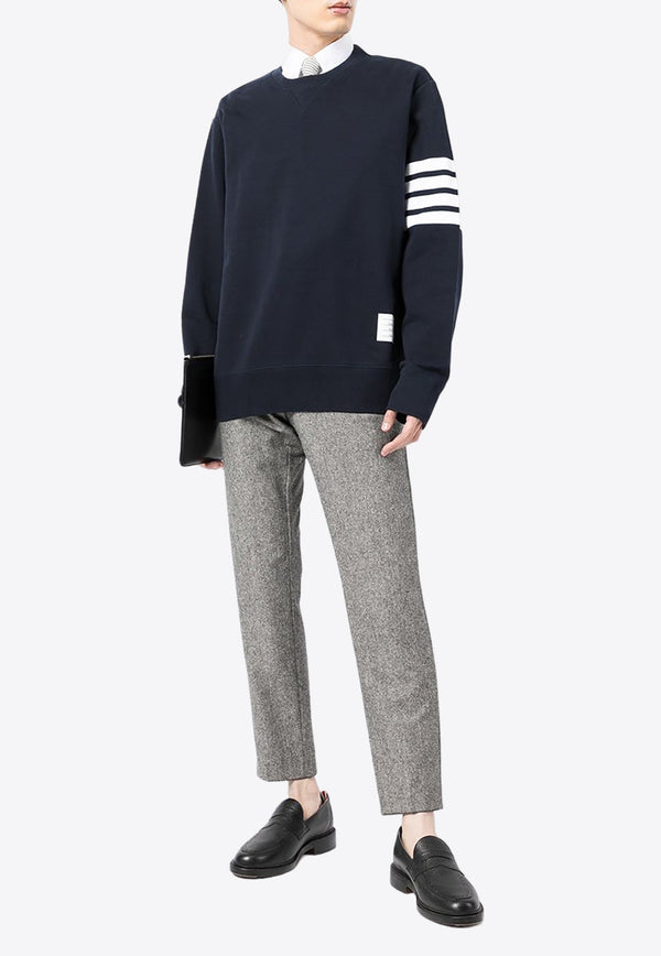 4-bar Stripes Crewneck Sweatshirt