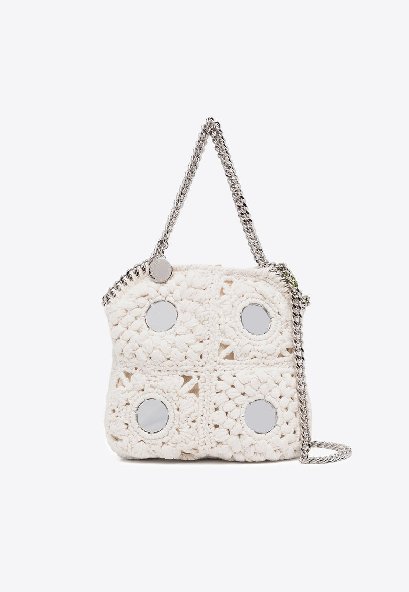 Falabella Crochet Knit Shoulder Bag