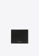 OW Print Calf Leather Wallet