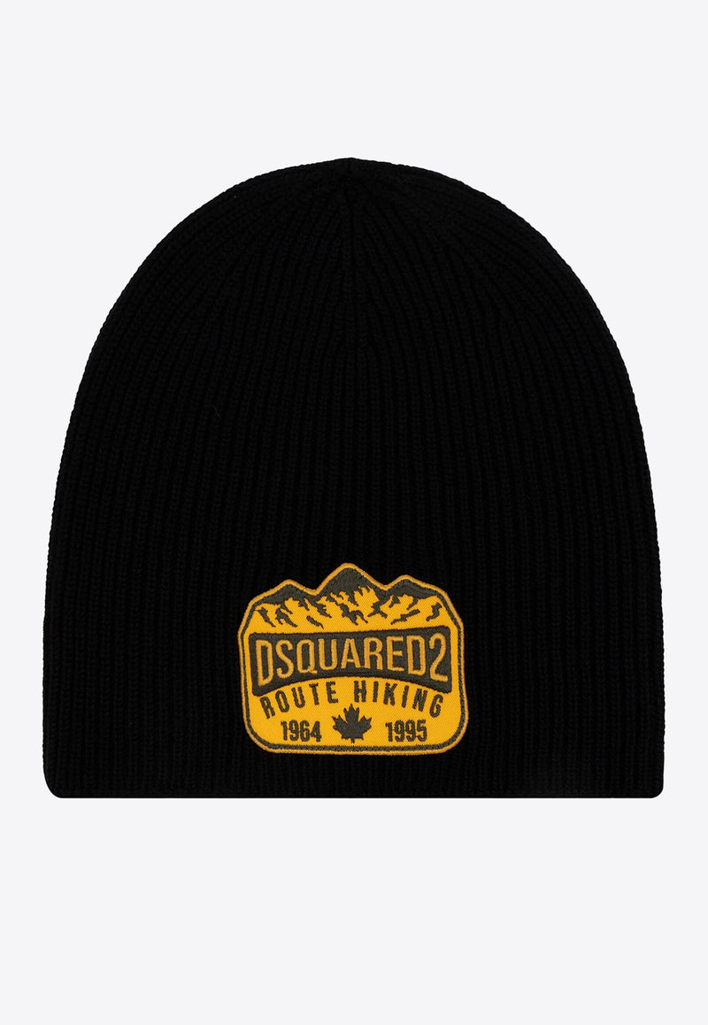 Logo Appliqué Wool Beanie