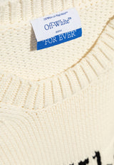 Logo Intarsia Knitted Sweater