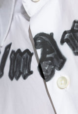 Neck Logo Long-Sleeved Shirt