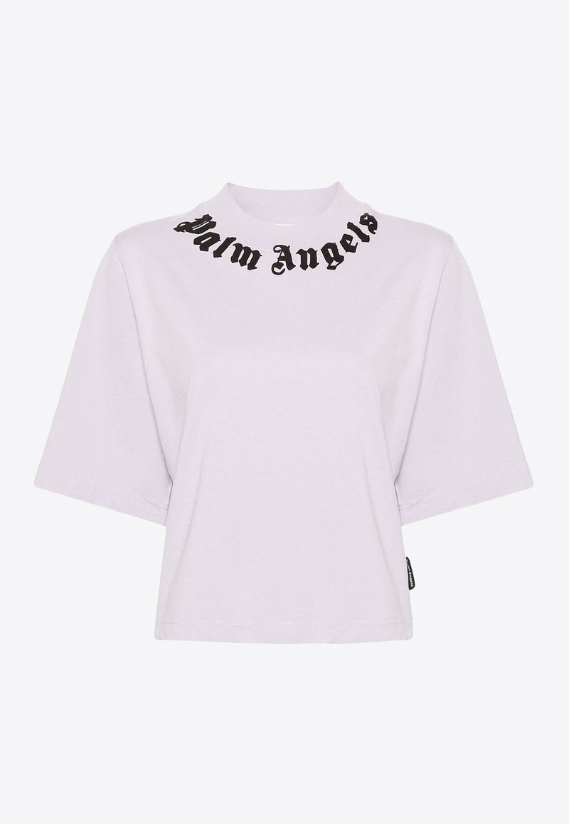 Neck Logo Cropped T-shirt