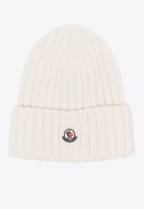 Logo Patch Wool Beanie